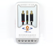 3.5一分二音頻線 YX-3303B